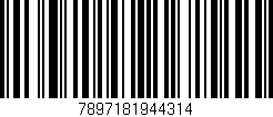 Código de barras (EAN, GTIN, SKU, ISBN): '7897181944314'