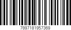 Código de barras (EAN, GTIN, SKU, ISBN): '7897181957369'