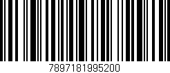 Código de barras (EAN, GTIN, SKU, ISBN): '7897181995200'