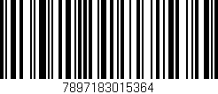 Código de barras (EAN, GTIN, SKU, ISBN): '7897183015364'