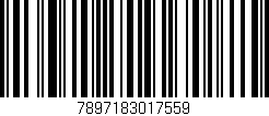 Código de barras (EAN, GTIN, SKU, ISBN): '7897183017559'