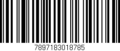 Código de barras (EAN, GTIN, SKU, ISBN): '7897183018785'