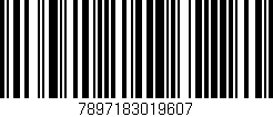 Código de barras (EAN, GTIN, SKU, ISBN): '7897183019607'