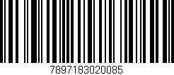 Código de barras (EAN, GTIN, SKU, ISBN): '7897183020085'