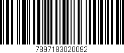 Código de barras (EAN, GTIN, SKU, ISBN): '7897183020092'