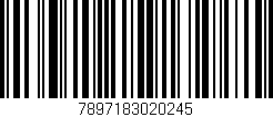 Código de barras (EAN, GTIN, SKU, ISBN): '7897183020245'