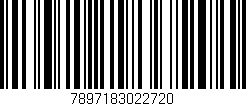 Código de barras (EAN, GTIN, SKU, ISBN): '7897183022720'