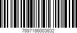 Código de barras (EAN, GTIN, SKU, ISBN): '7897186003832'