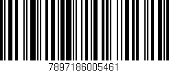 Código de barras (EAN, GTIN, SKU, ISBN): '7897186005461'
