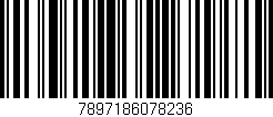 Código de barras (EAN, GTIN, SKU, ISBN): '7897186078236'