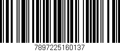 Código de barras (EAN, GTIN, SKU, ISBN): '7897225160137'