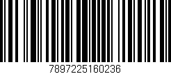 Código de barras (EAN, GTIN, SKU, ISBN): '7897225160236'