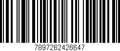 Código de barras (EAN, GTIN, SKU, ISBN): '7897262426647'