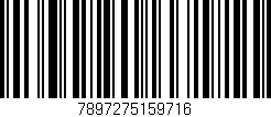 Código de barras (EAN, GTIN, SKU, ISBN): '7897275159716'