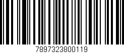 Código de barras (EAN, GTIN, SKU, ISBN): '7897323800119'