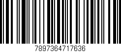 Código de barras (EAN, GTIN, SKU, ISBN): '7897364717636'