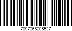 Código de barras (EAN, GTIN, SKU, ISBN): '7897366205537'