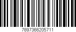 Código de barras (EAN, GTIN, SKU, ISBN): '7897366205711'