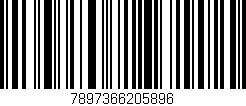 Código de barras (EAN, GTIN, SKU, ISBN): '7897366205896'
