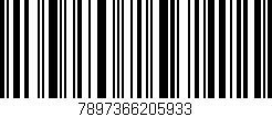 Código de barras (EAN, GTIN, SKU, ISBN): '7897366205933'