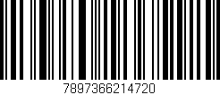 Código de barras (EAN, GTIN, SKU, ISBN): '7897366214720'