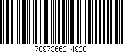 Código de barras (EAN, GTIN, SKU, ISBN): '7897366214928'