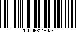Código de barras (EAN, GTIN, SKU, ISBN): '7897366215826'