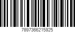 Código de barras (EAN, GTIN, SKU, ISBN): '7897366215925'