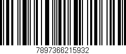 Código de barras (EAN, GTIN, SKU, ISBN): '7897366215932'
