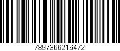 Código de barras (EAN, GTIN, SKU, ISBN): '7897366216472'