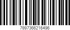 Código de barras (EAN, GTIN, SKU, ISBN): '7897366216496'