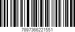 Código de barras (EAN, GTIN, SKU, ISBN): '7897366221551'