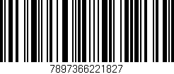 Código de barras (EAN, GTIN, SKU, ISBN): '7897366221827'