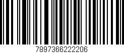Código de barras (EAN, GTIN, SKU, ISBN): '7897366222206'
