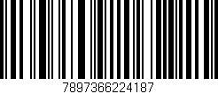 Código de barras (EAN, GTIN, SKU, ISBN): '7897366224187'