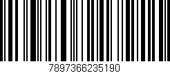 Código de barras (EAN, GTIN, SKU, ISBN): '7897366235190'