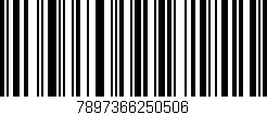 Código de barras (EAN, GTIN, SKU, ISBN): '7897366250506'
