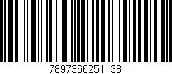 Código de barras (EAN, GTIN, SKU, ISBN): '7897366251138'
