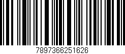 Código de barras (EAN, GTIN, SKU, ISBN): '7897366251626'