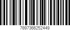 Código de barras (EAN, GTIN, SKU, ISBN): '7897366252449'