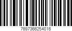 Código de barras (EAN, GTIN, SKU, ISBN): '7897366254016'
