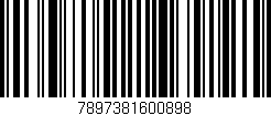 Código de barras (EAN, GTIN, SKU, ISBN): '7897381600898'