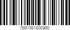 Código de barras (EAN, GTIN, SKU, ISBN): '7897381600980'