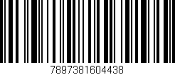 Código de barras (EAN, GTIN, SKU, ISBN): '7897381604438'