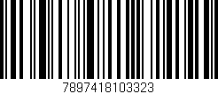Código de barras (EAN, GTIN, SKU, ISBN): '7897418103323'