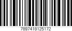Código de barras (EAN, GTIN, SKU, ISBN): '7897418125172'