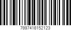 Código de barras (EAN, GTIN, SKU, ISBN): '7897418152123'