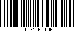 Código de barras (EAN, GTIN, SKU, ISBN): '7897424500086'