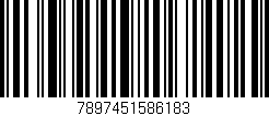 Código de barras (EAN, GTIN, SKU, ISBN): '7897451586183'