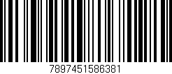 Código de barras (EAN, GTIN, SKU, ISBN): '7897451586381'